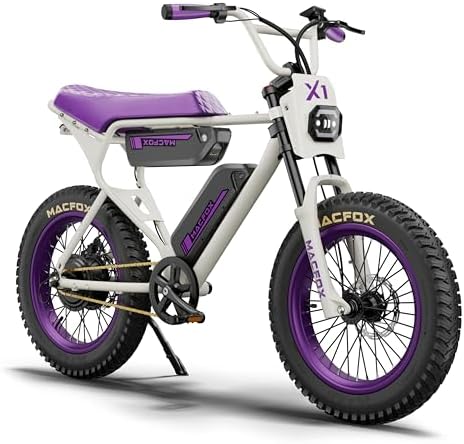 MACFOX X1S 2025 Ebike for Adults: Class-3 750W Electric Bike, 38-56 Miles Range, 25 MPH Max Speed, City/School Commuting