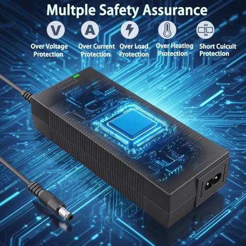 UL Certified 5|6V Ebike Charger for Lithium Battery, Perfect for 48V Ebikes
| UL Certified 5|6V Electric Bike Charger, - Image 3