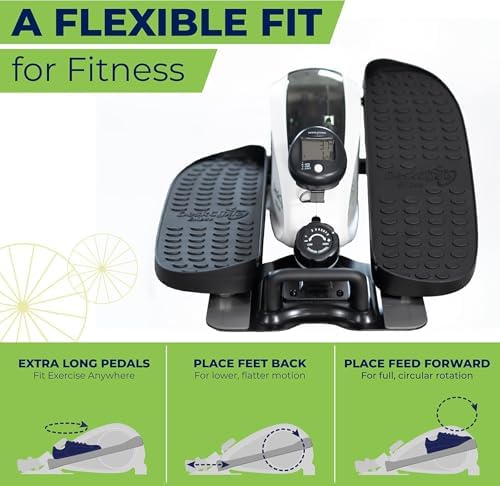 DeskCycle Ellipse Leg Exerciser Under Desk Elliptical Machine and Foot Pedal Exerciser Leg Exerciser While Sitting Compa