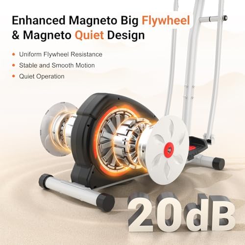 ANCHEER Elliptical Exercise Machine for Home Gym Enthusiasts | ANCHEER Elliptical Trainer for Fitness Beginners and Wei