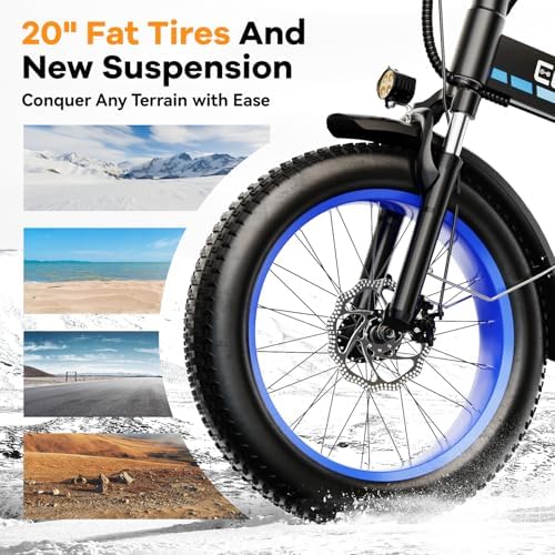 48V 20AH Removable Battery Electric Bike for Adults
| 30+MPH Max Speed Electric Bike
| 80 Miles Max Range Electric Bike - Image 13