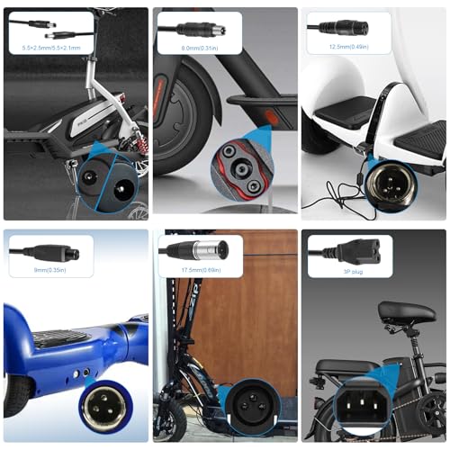 7-in-1 Universal Charger for 13S Li-ion & Scooter Batteries - Fast Charging, 48 Volt, 5|6V 2A Output - Overload/Short-C - Image 7