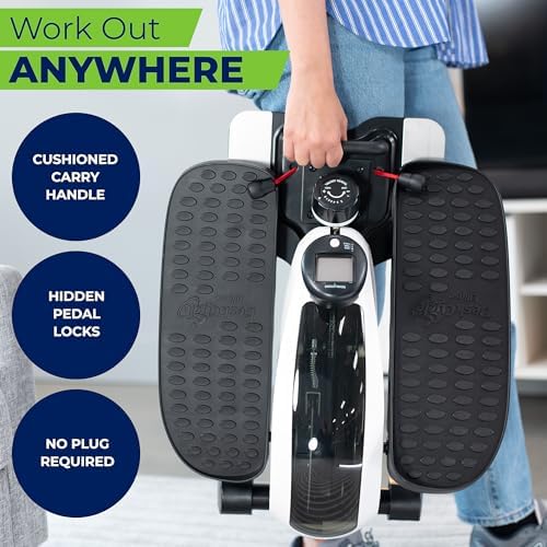 DeskCycle Ellipse Leg Exerciser Under Desk Elliptical Machine and Foot Pedal Exerciser Leg Exerciser While Sitting Compa