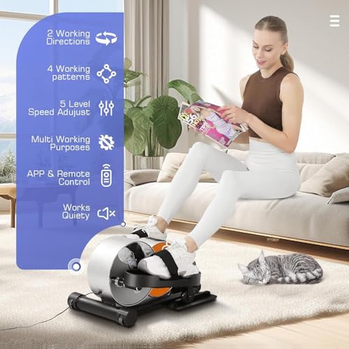 ANCHEER High-End Under Desk Elliptical Machine for Seniors
| ANCHEER Portable Mini Leg Exerciser While Sitting - No Noi - Image 3