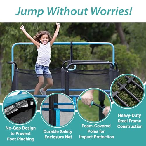 Skywalker 60" Kids Trampoline with Enclosure Net for Ages 3-6 - Image 3