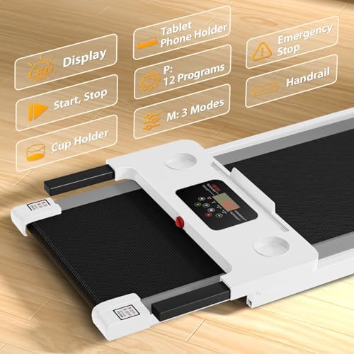 AoraPulse Portable Foldable Treadmill for Home Exercise | AoraPulse Small Folding Treadmill for Home Office Fitness | A