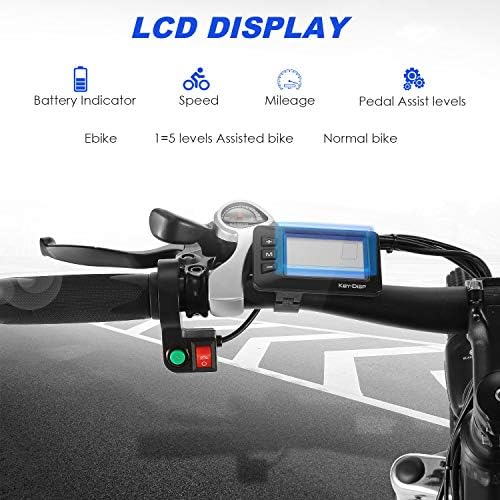 ANCHEER 500W Electric Mountain Bike 27.5'' for Adults with Removable 10.4Ah Battery, Professional 24 Speed Gears, 48V E