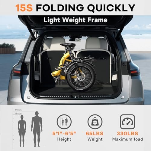 48V 20AH Removable Battery Electric Bike for Adults
| 30+MPH Max Speed Electric Bike
| 80 Miles Max Range Electric Bike - Image 90