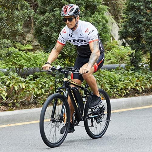 ANCHEER Peak 750W Motor Electric Mountain Bike for Adults, 55 Miles Electric Bicycle 26" SunEbike 48V/374Wh Battery
