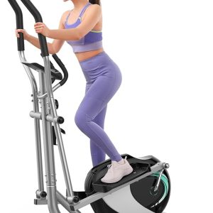 Magnetic Elliptical Machine for Home, Hyper-Quiet Elliptical Training Machines w/ 6KG Flywheel