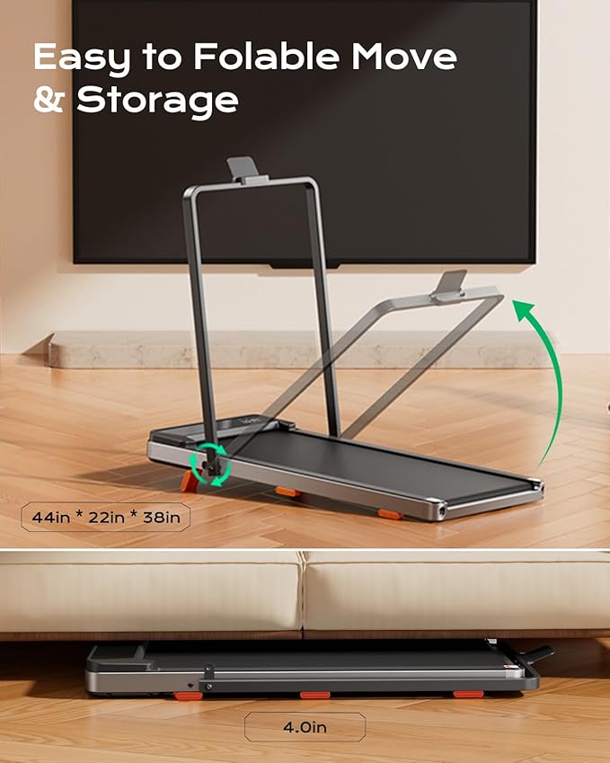 Walking Pad,Treadmill with Incline for Home Office - Image 3