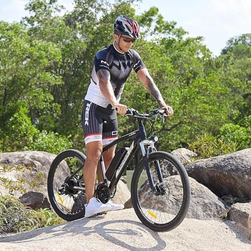ANCHEER Adult Peak 750W Ebike 3 Hours Fast Charge 60 Miles Electric Bicycle 27.5 Hummer Mountain Bike LCD Display 21/24