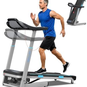 15 Auto Incline Treadmills, 8.7MPH 4.0HP 400+LBS Capacity, Smart Voice Control
