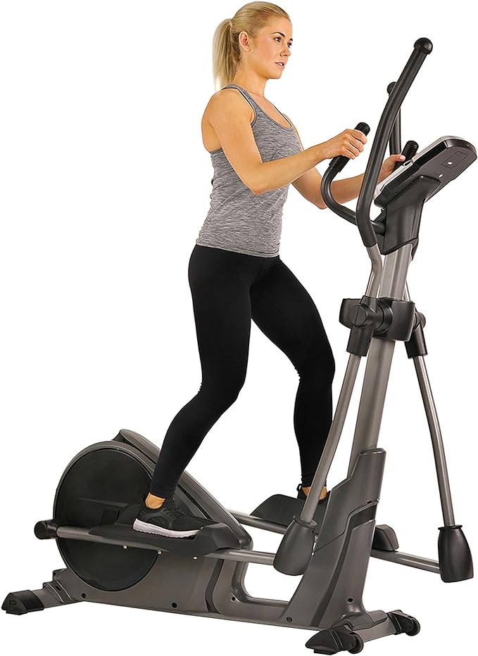 Programmable 16 Electro-Magnetic Elliptical Cross Trainer Exercise Machine