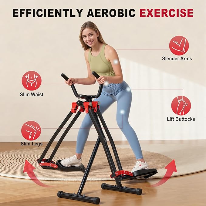 Space Walker Exercise Machine - Air Walker Elliptical Trainer for Home Use - Image 2
