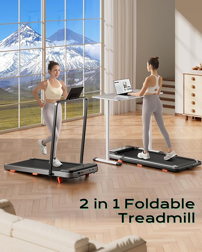 Walking Pad,Treadmill with Incline for Home Office - Image 2