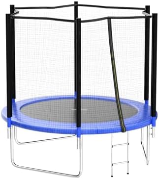 AOTOB Heavy Duty Trampoline with Safety Net and Hoop for Kids and Adults Outdoor Jumping