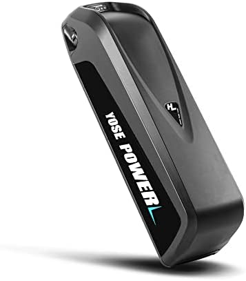 Yose 36V 13Ah 48V 13Ah Electric Bicycle Battery Down Tube Battery Safe Lock Led Indicator Light