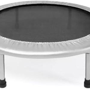 Stamina Folding Trampoline Black - Portable Fitness Equipment for Home Gym, Cardio & Strength Training, Jumping Exercise