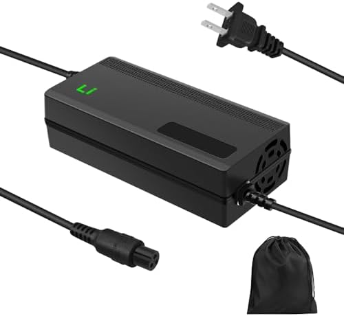 Super Fast Charger for 48V Lithium Battery No Adapter Needed | 5|6V 3A/5A Charger for 48V Lithium Battery with Cooling