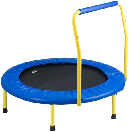 VEVOR 3FT Foldable Trampoline for Toddlers Outdoor Birthday Gift