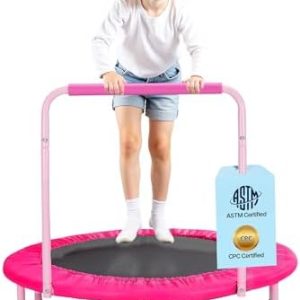 VEVOR 3FT Foldable Trampoline for Toddlers Outdoor Birthday Gift