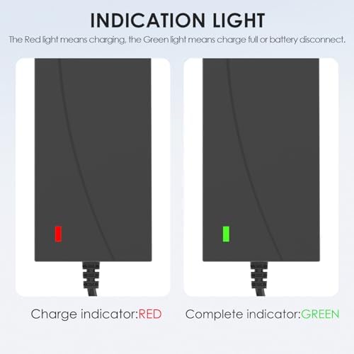 Universal 7-in-1 42V 2A Fast Charger for Razor/Jetson/Voyage, Gotrax & Ninebot - Fast Charging for 36V 10S Lithium Batte