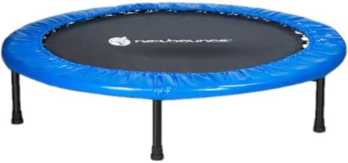New-Bounce Mini Trampoline - Foldable for Children and Adults - Fitness Rebounder Holds Up to 220 Lbs New-Bounce Mini