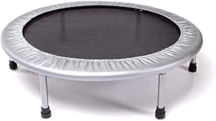 Stamina Folding Trampoline Black - Portable Fitness Equipment for Home Gym, Cardio & Strength Training, Jumping Exercise