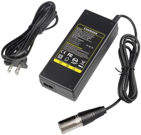 TREE.NB 5|6V 2A Charger for Lithium Battery with 5.5x|1mm Jack Round Connector, GOTRAX GXL V2/G2/G3/G4/Apex/Glider/XR El