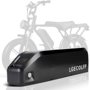 36V 48V 52V Ebike Battery 15Ah 20Ah Lithium Battery for 0-1200W Electric Bike with Fast Charger and BMS, LED Indicator,