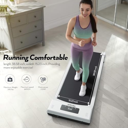 ANCHEER Walking Pads, |5HP Compact Running Machine for Home/Gym, Ultra-Quiet and Installation-Free