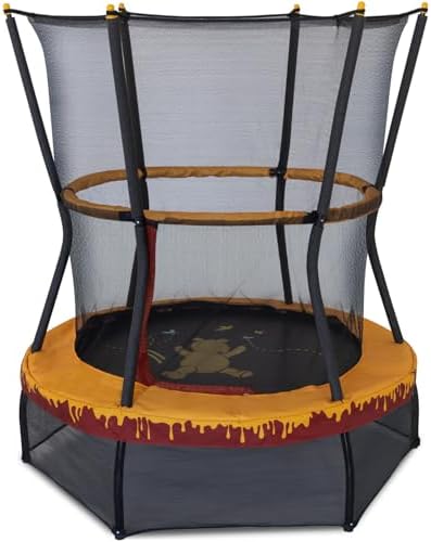 Skywalker Trampolines No-Spring Design Mini Trampoline for Kids and Toddlers 60" Enclosure Net Skywalker Trampolines No-