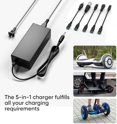 Universal 42V 2A Battery Charger for 36V Lithium Battery Power Supply Adapter Universal 42V 2A Battery Charger with 5