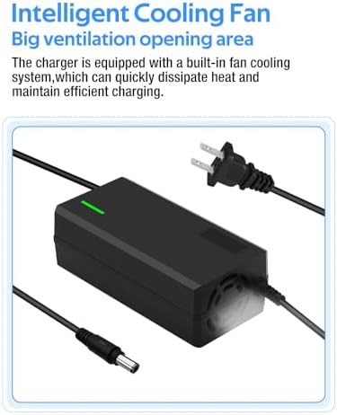 Super Fast Charger for 48V Lithium Battery No Adapter Needed | 5|6V 3A/5A Charger for 48V Lithium Battery with Cooling