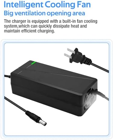 Super Fast Charger for 48V Lithium Battery No Adapter Needed | 5|6V 3A/5A Charger for 48V Lithium Battery with Cooling