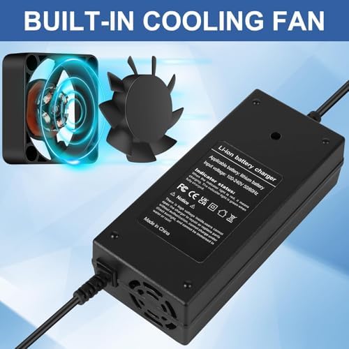 Rad Power 5|6V 3A Charger 5.5 * |1mm Plug for Li-ion Battery Users on Scooters and E-Bikes