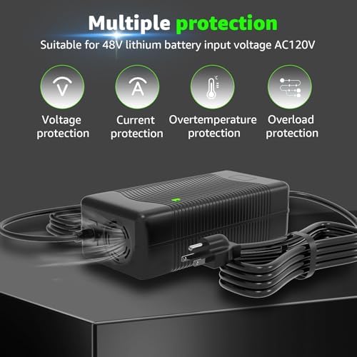 5|6V 2A Charger for Lithium Battery Equipped with 4 Output Heads Compatible with Battery Charger