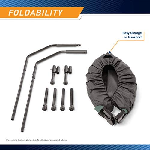 MARCY Trampoline Cardio Trainer with Handle ASG-40 Cardio Workout at Home Black