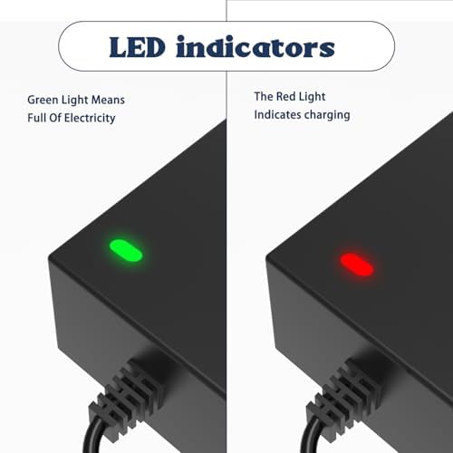 Universal 42V 2A Charger for 36V Lithium Battery 10S Fast Charger, Compatible with Razor, Jetson, and Voyage Universal 4