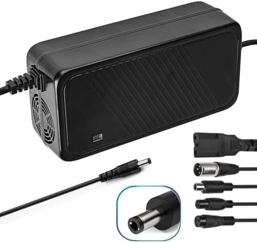 42V 2A Charger for Razor, Jetson, Voyage, Gotrax Ebike Battery | 42V 2A Efficient Fast Charging Charger for Electric Bi