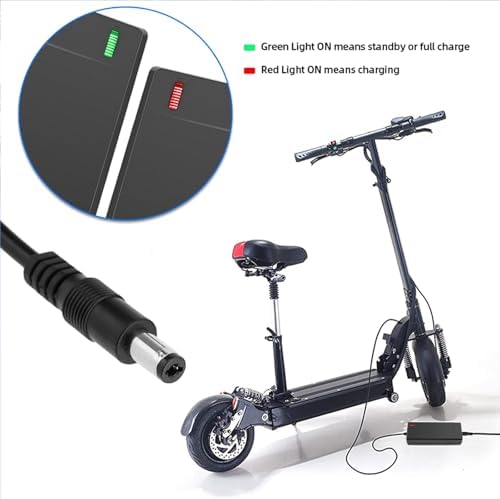 42V 2A Electric Scooter Charger with LED Charging Display, Universal with 4 Connections, for Electric Bike, Mobility Sco