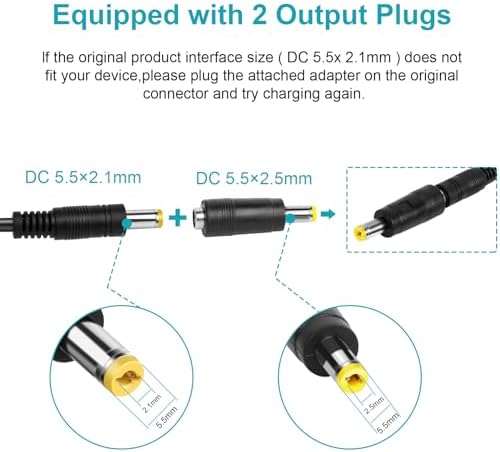 SGS Certified 42V 2A Charger for Gotrax Electric Scooters Compatible with GXL V2, G2, G3, G4, Apex, Glider, XR Elite, XR