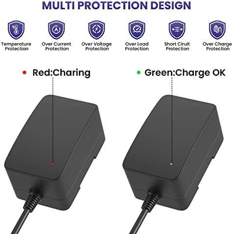 Razor E100 E125 E150 E175 E200 E300 MX350 Electric Scooter Charger 24V 3-Prong Inline Female Battery Power Cord Razor