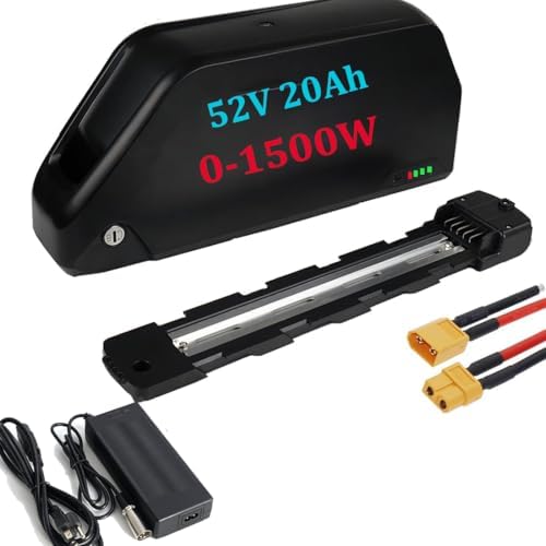 EXECYC UL Certificated 48V Lithium Ion Battery Pack for 48Volt Electric Bicycles Bafang Conversion Kit Front Wheel Use