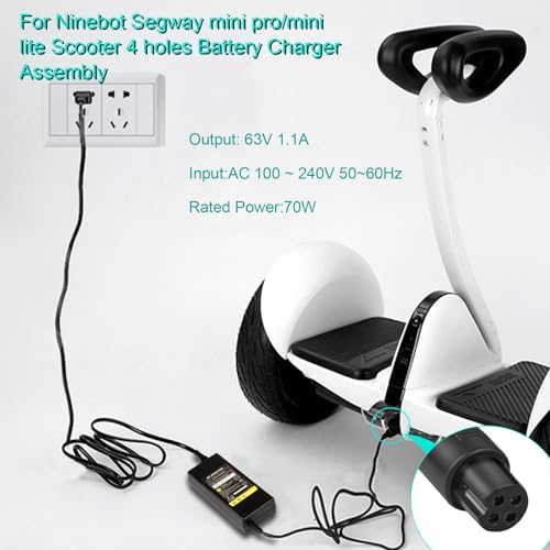 TREE.NB 5|6V 2A Charger for Lithium Battery with 5.5x|1mm Jack Round Connector, GOTRAX GXL V2/G2/G3/G4/Apex/Glider/XR El