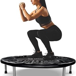 BCAN Mini Trampoline for Adults Indoor Workout with Safety Pad, Rebounder Exercise Trampoline, Max Load 300lbs BCAN Fo