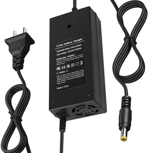 Rad Power 5|6V 3A Charger 5.5 * |1mm Plug for Li-ion Battery Users on Scooters and E-Bikes