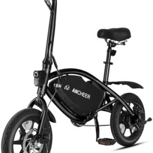 ANCHEER 14" Electric Bike for Adults with 350W Motor & 48V Battery | ANCHEER 14" Folding Ebike for Adults with Cruise C