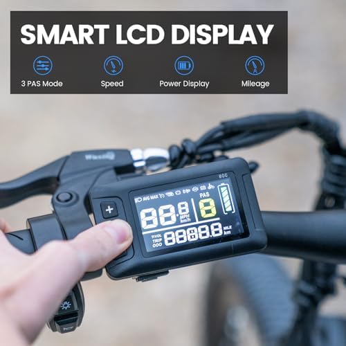 5TH WHEEL Mate Electric Bike for Adults - 1000W Peak Motor, Commuting & Mountain E-Bike, UL Certified 5TH WHEEL Mate E